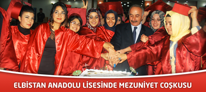 Elbistan Anadolu Lisesinde Mezuniyet Coşku ve Halayı