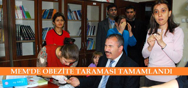 MEM’ de Obezite Taraması Tamamlandı