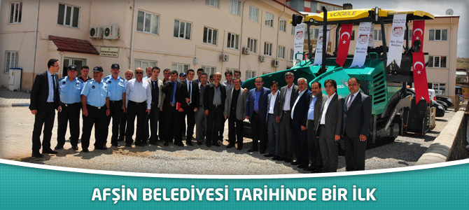 Afşin Belediyesi Tarihinde Bir İlk