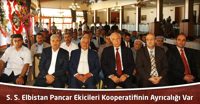 S. S. Elbistan Pancar Ekicileri Kooperatifinin Ayrıcalığı Var