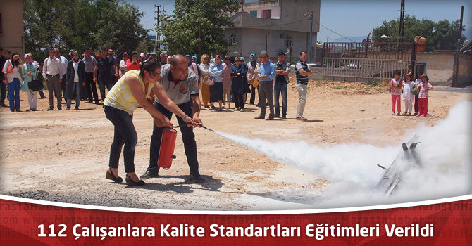 112 Çalışanlara Kalite Standartları Eğitimleri Verildi