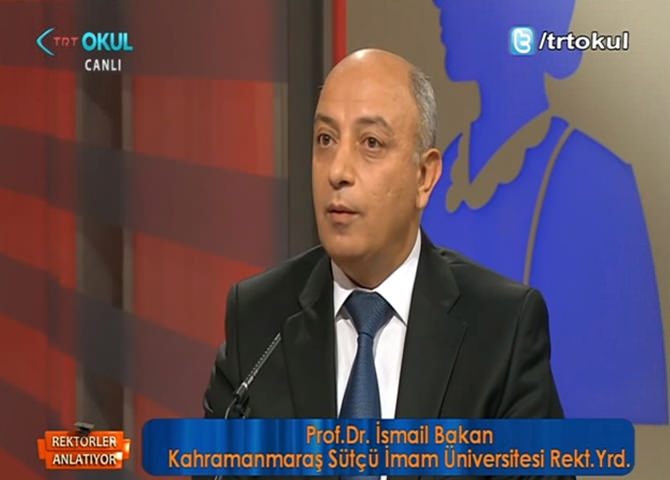 Prof.Dr. İsmail Bakan TRT’de Kahramanmaraş ve KSÜ’yü Anlattı
