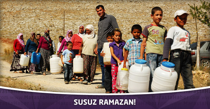 Susuz ramazan!