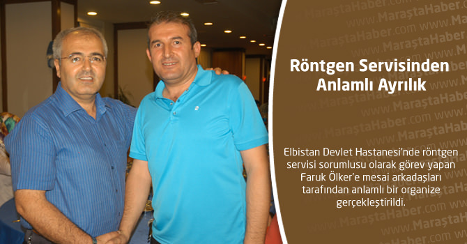 Röntgen Servisinden Anlamlı Ayrılık