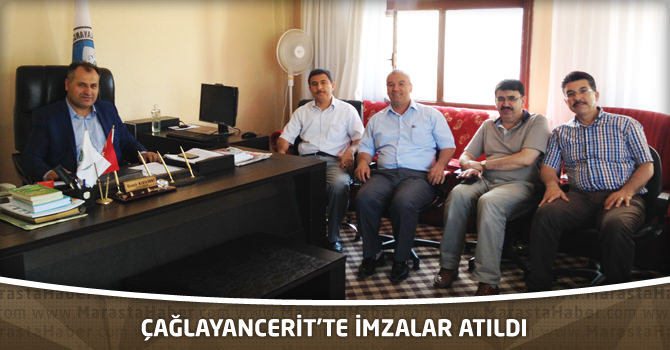 Çağlayancerit’te İmzalar Atıldı