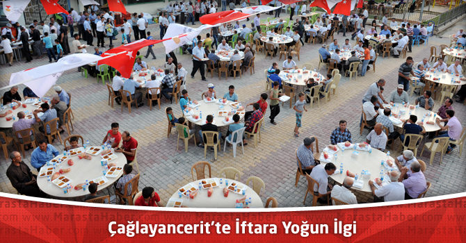 Çağlayancerit’te İftara Yoğun İlgi