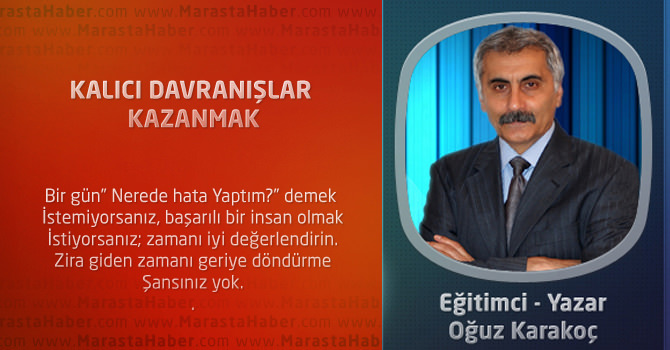 Kalıcı Davranışlar Kazanmak