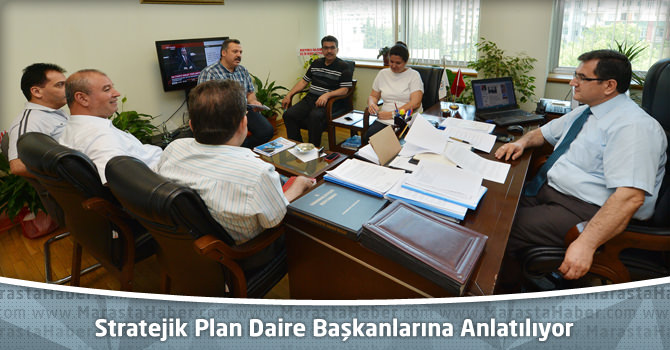 Stratejik Plan Daire Başkanlarına Anlatılıyor