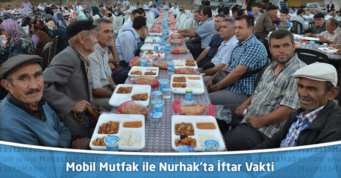 Mobil Mutfak ile Nurhak’ta İftar Vakti