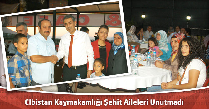 Elbistan Kaymakamlığı Şehit Aileleri Unutmadı