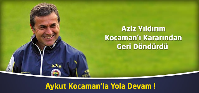 Aykut Kocaman İstifa İle İlgili Son Kararını Verdi