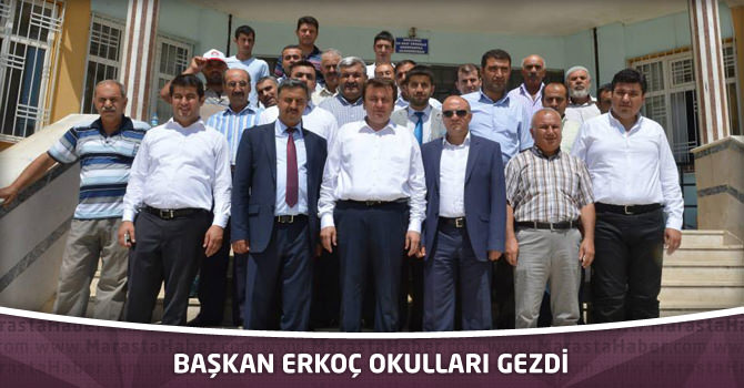 Başkan Erkoç Okulları Gezdi