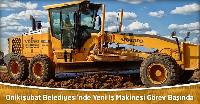 Onikişubat Belediyesi'nde Yeni İş Makinesi Görev Başında