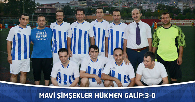 Mavi Şimşekler Hükmen Galip:3-0