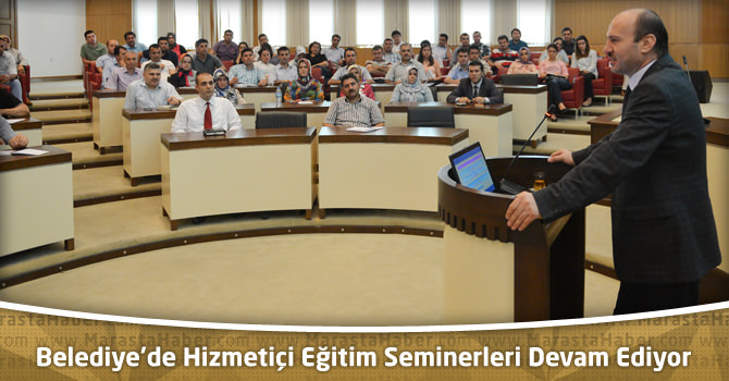 Kahramanmaraş Büyükşehir Belediyesi‘nde Hizmetiçi Eğitim Seminerleri Devam Ediyor