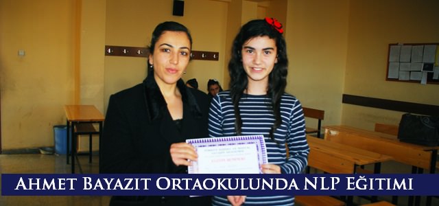 Ahmet Bayazıt Ortaokulu öğrencilerine  NLP Eğitimi