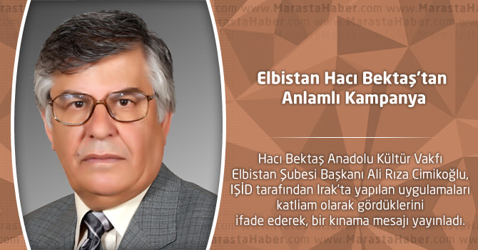 Elbistan Hacı Bektaş’tan Anlamlı Kampanya