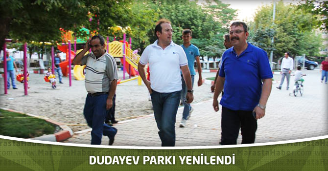 Dudayev Parkı Yenilendi