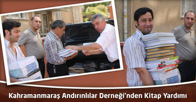 Kahramanmaraş Andırınlılar Derneği’nden Kitap Yardımı