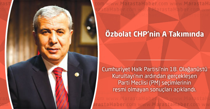 Özbolat CHP’nin A Takımında