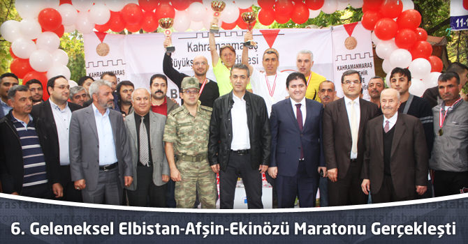 6. Geleneksel Elbistan-Afşin-Ekinözü Maratonu Gerçekleşti