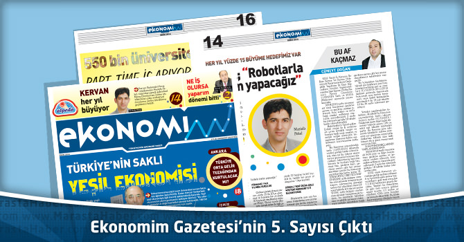 Ekonomim Gazetesi’nin 5. Sayısı Çıktı