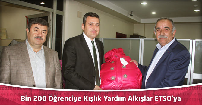 Bin 200 Öğrenciye Kışlık Yardım Alkışlar ETSO’ya