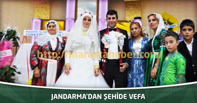 Jandarma’dan Şehide Vefa