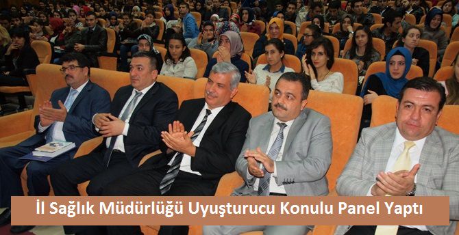 İl Sağlık Müdürlüğü Uyuşturucu Konulu Panel Yaptı