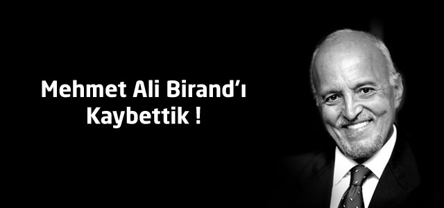 Mehmet Ali Birand'ı Kaybettik ! Haberi Oğlu Umur Birand Doğruladı
