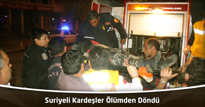 Suriyeli Kardeşler Ölümden Döndü