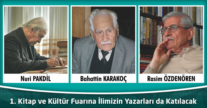 1. Kitap ve Kültür Fuarına İlimizin Yazarları da Katılacak