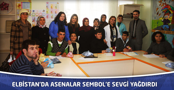 Elbistan’da Asenalar Sembol’e Sevgi Yağdırdı