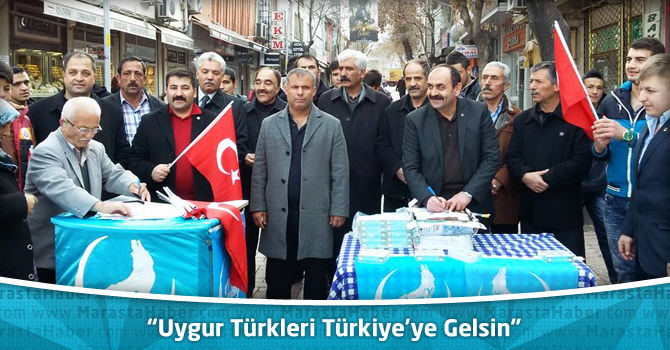 Ülkü Ocakları Uydur Türklerine Sahip Çıktı “Uygur Türkleri Türkiye’ye Gelsin"