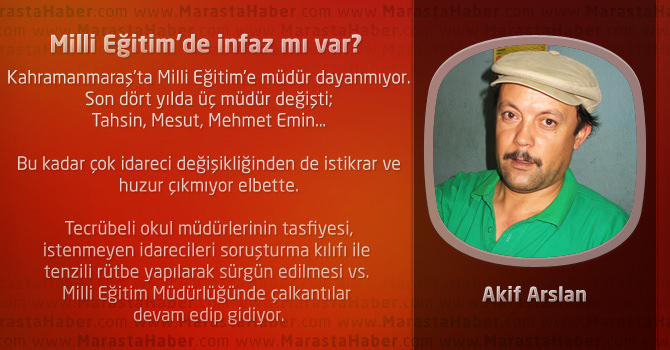 Milli Eğitim'de infaz mı var?