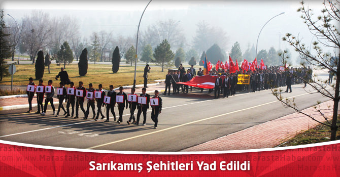 Sarıkamış Şehitleri Yad Edildi