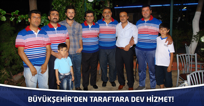 Büyükşehir’den taraftara dev hizmet!