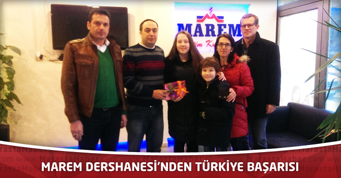 Marem Dershanesi’nden Türkiye Başarısı