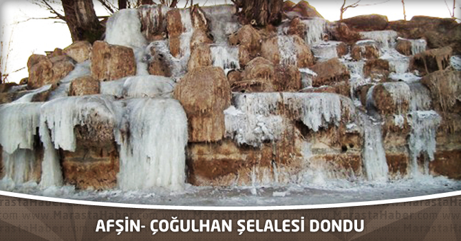 Afşin- Çoğulhan Şelalesi Dondu