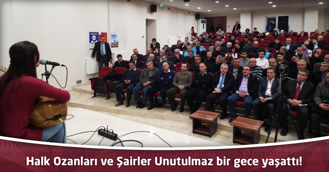 Halk Ozanları ve Şairler Unutulmaz bir gece yaşa