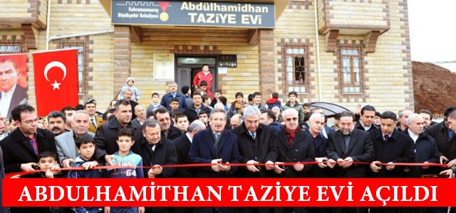 Abdülhamidhan Taziye Evi törenle hizmete açıldı.