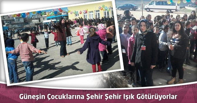 Güneşin Çocuklarına Şehir Şehir Işık Götürüyorlar