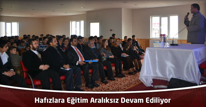 Hafızlara Eğitim Aralıksız Devam Ediliyor