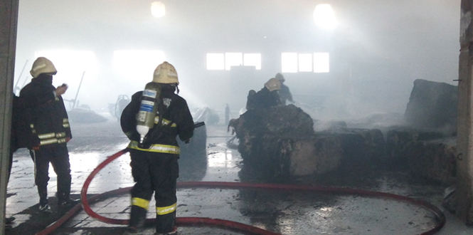 Kahramanmaraş’ta Tekstil Fabrikasında Yangın Çıktı