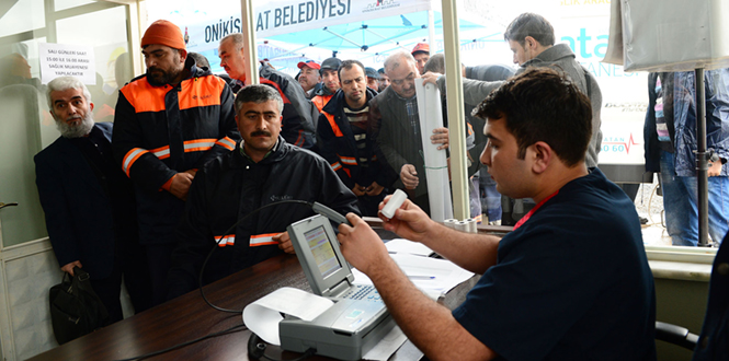 Kahramanmaraş'ta Temizlik Personeline Sağlık Taraması