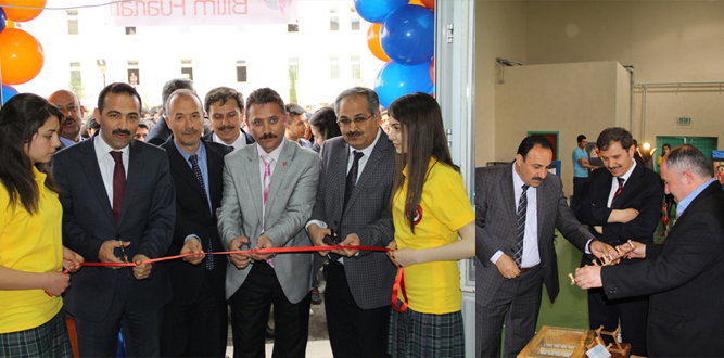 Hoca Ahmet Yesevi Mesleki ve Teknik Anadolu Lisesi Bilim Fuarı Açtı