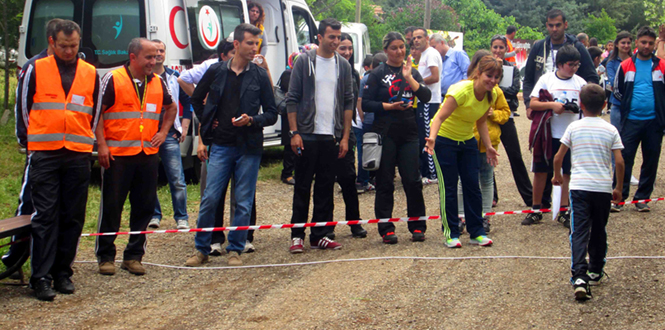 Kahramanmaraş'ta Oryantiring Grup Birinciliği Yarışmaları Yapıldı