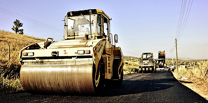 Yeşilyöre Yolu Asfaltlanıyor