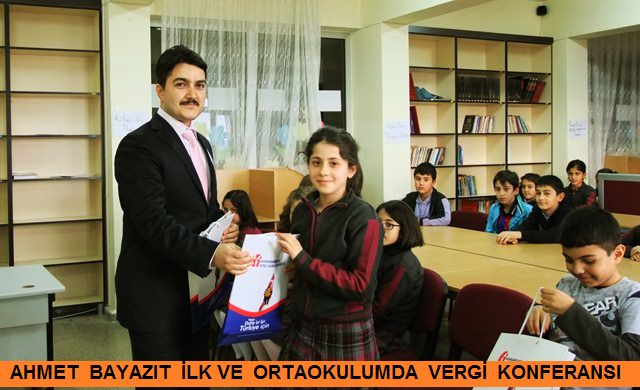 Ahmet Bayazıt İlk ve Ortaokulunda “Vergi” konferansı