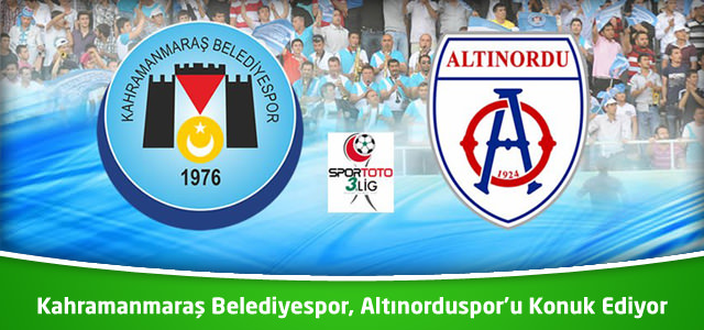 Kahramanmaraş Belediyespor, Altınorduspor'u Konuk Ediyor